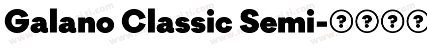Galano Classic Semi字体转换